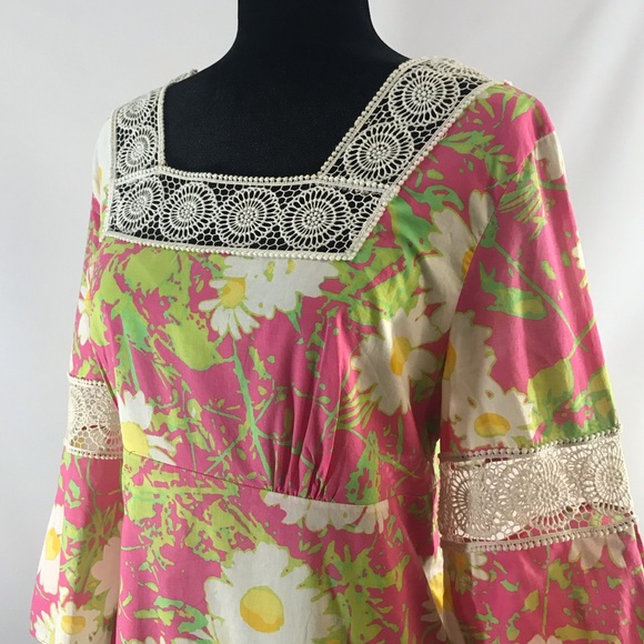 LILLY PULITZER Empire Pink Daisy dress - Picture 10 of 16